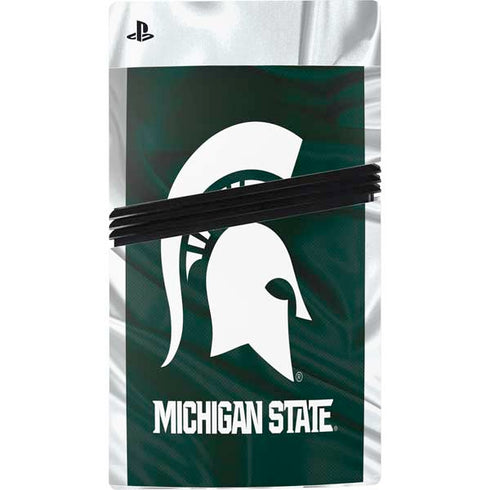 Michigan State University Away Grey Jersey PS5 Pro Disk Bundle  Skin
